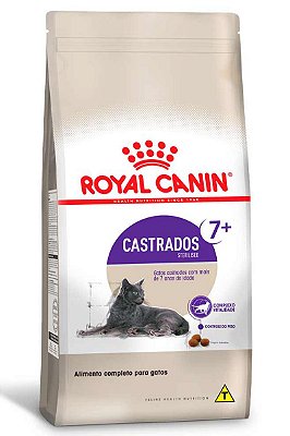 Ração Royal Canin Sterilised 7+ para Gatos Adultos Castrados acima de 7 anos - 400g, 1,5Kg ou 4kg