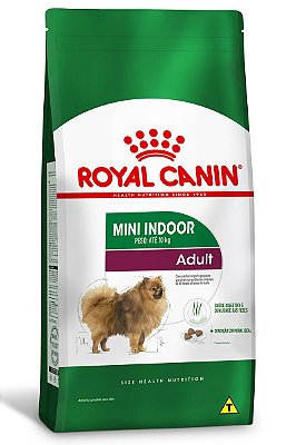 Ração Royal Canin Mini Indoor Adult para Cães Adultos de Raças Pequenas - 1Kg, 2,5Kg ou 7,5kg