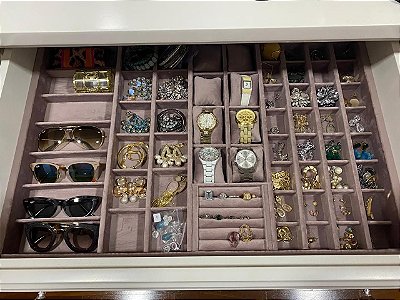 Organizador De Gavetas  Em Veludo Sob Medida E Personalizado