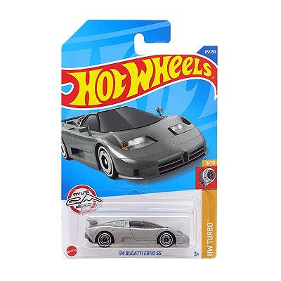 Carro Hot Wheels 94 Bugatti EB110 SS Prata 2022 Lote J HCX91 5/10