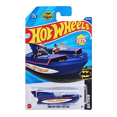 Carro Hot Wheels 1966 Bat Boat/Bateau 2025 Lote M HYW57 5/5