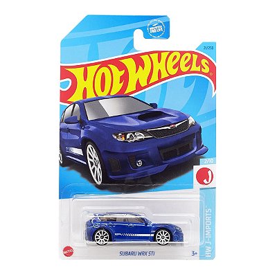 Carro Hot Wheels Subaru WRX STi Azul 2023 Lote A HKJ10 2/10