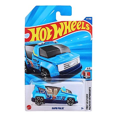 Carro Hot Wheels Rapid Pulse Azul 2025 Lote M JBB50 5/5