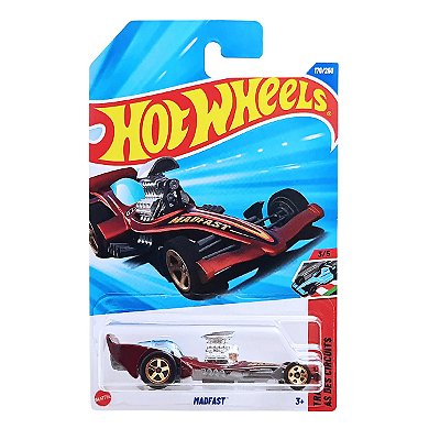 Carro Hot Wheels Madfast Vermelho 2025 Lote M HYY09 3/5