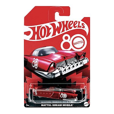 Carro Hot Wheels Mattel Dream Mobile 80 anos Edição Especial JGF64