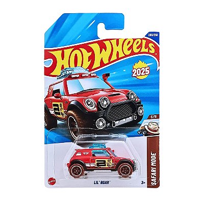 Carro Hot Wheels Lil roar Vermelho 2025 Lote K HYX44 5/5