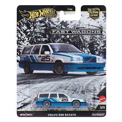 Carrinho Hot Wheels Premium Volvo 850 Estate Car Culture Fast Wagons JBK68 3/5
