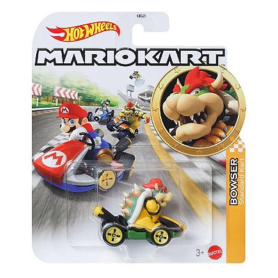 Carrinho Hot Wheels Mario Kart Bowser Standard Kart GRN20