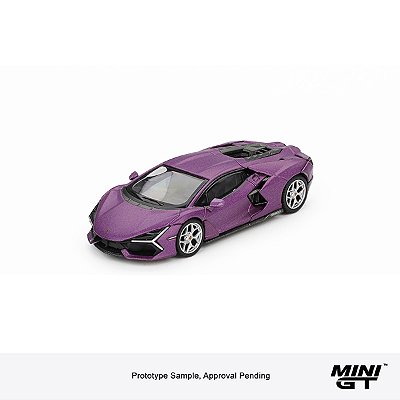 PRÉ-VENDA Carrinho Miniatura Mini GT Lamborghini Revuelto Viola Matte Roxa 1:64