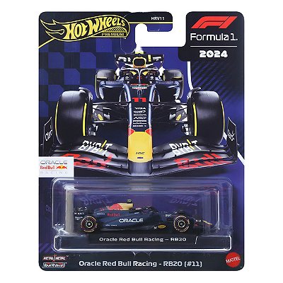 Carrinho Hot Wheels Premium F1 Oracle Red Bull Racing RB20 #11 JBM19