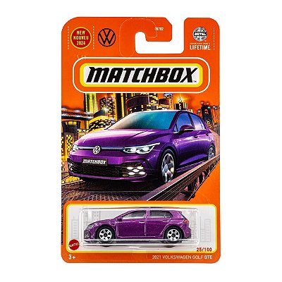 Carrinho Matchbox 2021 Volkswagen Golf GTE 2024 HVK97 25/100