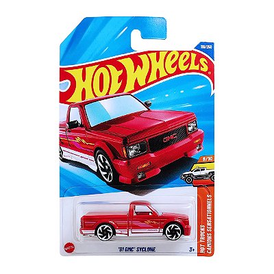 Carrinho Hot Wheels 91 GMC Syclone 2025 Lote P JBB89 8/10