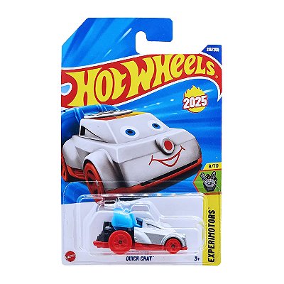 Carrinho Hot Wheels Quick Chat Cinza 2025 Lote Q JBC13 9/10