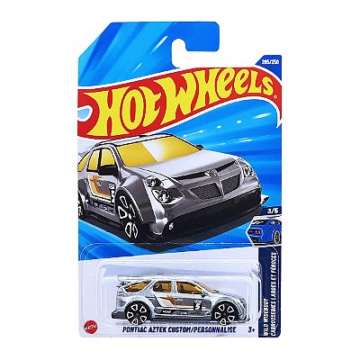Carrinho Hot Wheels Pontiac Aztek Custom Prata 2025 Lote Q JBC09 3/5