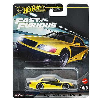 Carrinho Hot Wheels Premium Velozes e Furiosos Toyota Chaser JZX 100 JBL89