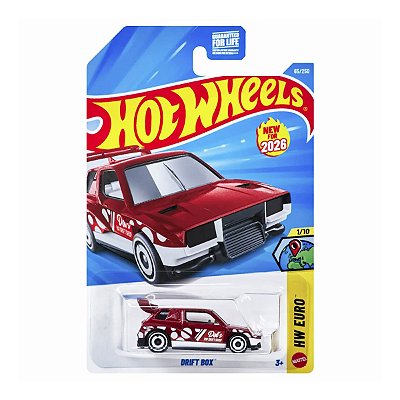 Carrinho Hot Wheels Drift Box 2026 Lote B JJH40 1/10