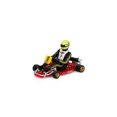 PRÉ-VENDA Mini GT Senna Kart Formula K #9 Ayrton Senna da Silva 1981 1:64