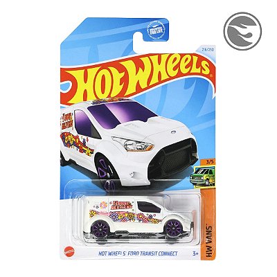 Carrinho Hot Wheels Ford Transit Connect T-Hunt 2024 Lote M HTF26 2/5