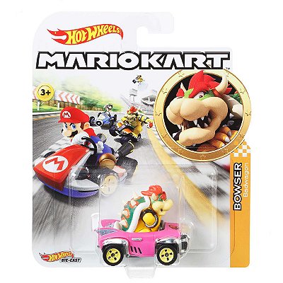 Carrinho Hot Wheels Mario Kart Bowser Badwagon GBG31