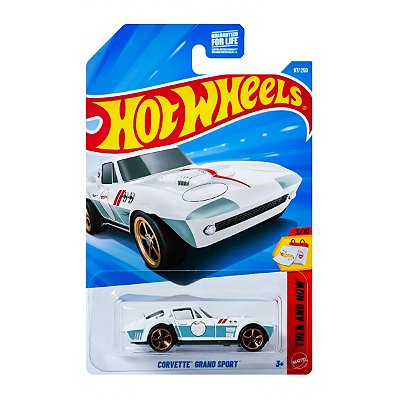 Carrinho Hot Wheels Corvette Grand Sport Branco 2026 Lote C JJJ58 3/10