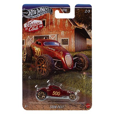 Carrinho Hot Wheels Silver Series 1968 Vintage Club Sooo Fast JKY32