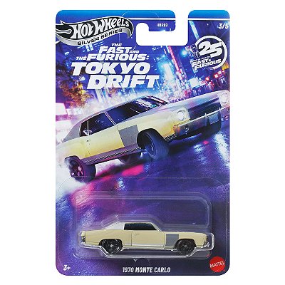 Carrinho Hot Wheels Silver Series Velozes e Furiosos 1970 Monte Carlo JKX07