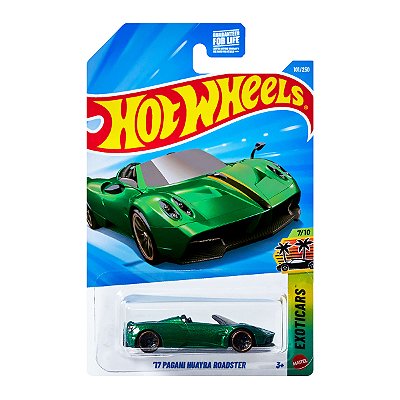 Carrinho Hot Wheels 17 Pagani Huayra Roadster 2026 Lote E JJH99 7/10