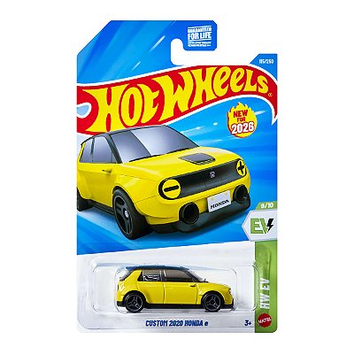Carrinho Hot Wheels Custom 2020 Honda e 2026 Lote E JMB11 9/10
