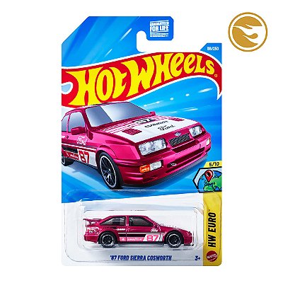 Carrinho Hot Wheels 87 Ford Sierra Cosworth STH 2026 Lote E JJM19 5/10