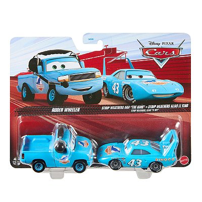 Carro Disney Pixar Cars Pack Roger Wheeler e The King (O Rei) JKW73