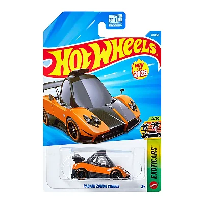 Carrinho Hot Wheels Pagani Zonda Cinque 2026 Lote G JJK75