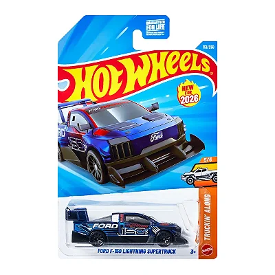 Carrinho Hot Wheels Ford F-150 Lightning Supertruck 2026 Lote G JJH52