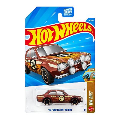 Carrinho Hot Wheels 70 Ford Escort RS1600 2026 Lote H JJK08