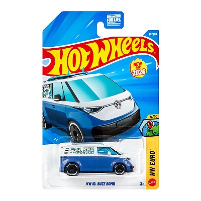 Carrinho Hot Wheels VW ID. Buzz Bomb 2026 Lote H JJL95
