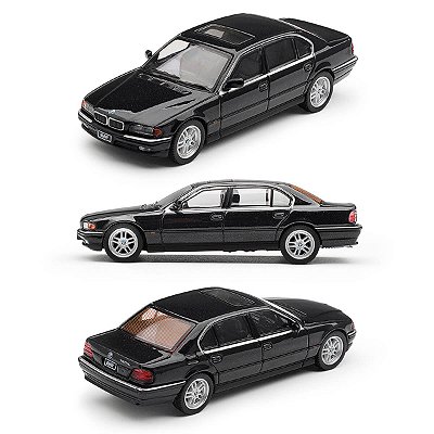 PRÉ-VENDA Mini GT #1242 BMW 750IL Black Sapphire