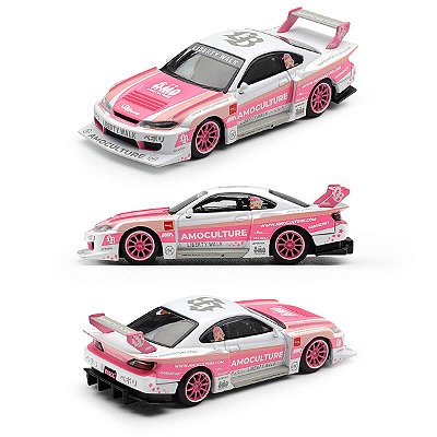 Mini GT #1239 Nissan Silvia (S15) LB-Super Silhouette Amoculture