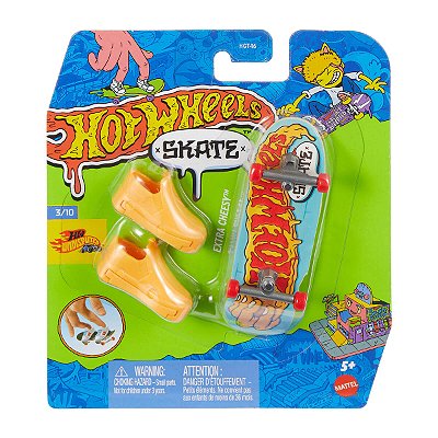 Skate de Dedo Hot Wheels Extra Cheesy JCF70