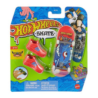 Skate de Dedo Hot Wheels Tony Hawk Jet-Shark Air JGL81