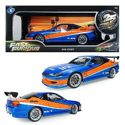 PRÉ-VENDA Solido Nissan Silvia S15 SPEC-S Monalisa Velozes e Furiosos 3 Tokyo Drift 2006 1:18