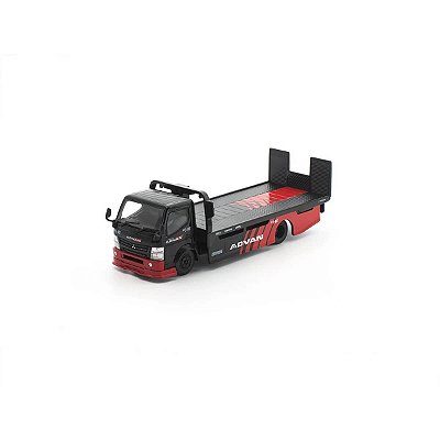 PRÉ-VENDA Pop Race Caminhão Guincho Pandem Fuso 300 Flatbed Transporter Advan