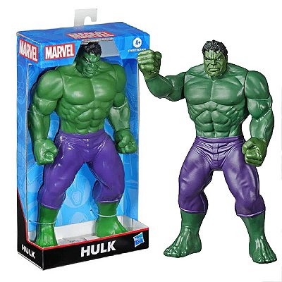 Boneco Marvel Olympus Hulk Hasbro 24cm E7825