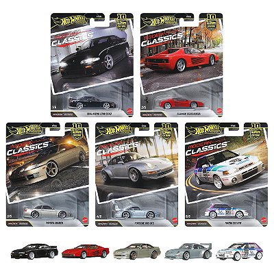 Carrinho Hot Wheels Premium Car Culture Modern Classics Set Completo