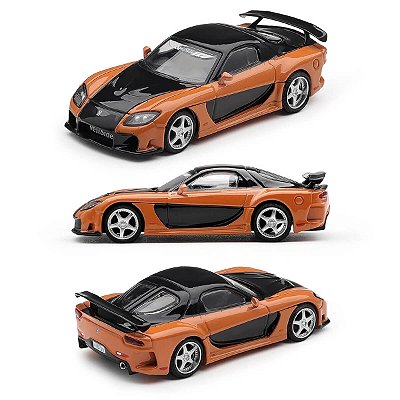 PRÉ-VENDA Mini GT #1251 Mazda RX-7 VeilSide Fortune The Fast and the Furious Tokyo Drift Han Seoul-Oh