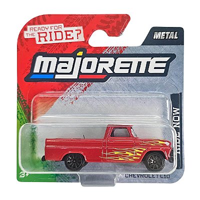 Majorette Chevrolet C10 Vermelha Ride Now