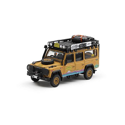 PRÉ-VENDA Mini GT #1310 Land Rover Defender 110 1998 Camel Trophy Tierra del Fuego CT.36 Romania