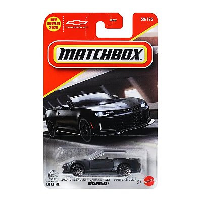Carrinho Matchbox 2024 Chevrolet Camaro ZL1 Convertible JHM10