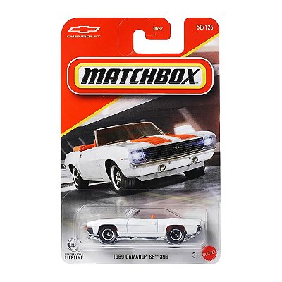 Carrinho Matchbox 1969 Camaro SS 396 JHM83