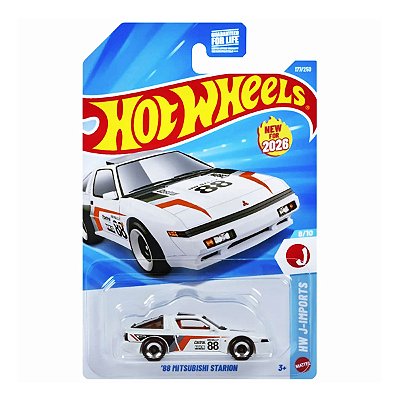 Carrinho Hot Wheels 88 Mitsubishi Starion 2026 Lote J JJH58