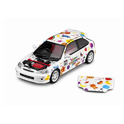 PRÉ-VENDA Motorhelix Honda Civic Type R EK9 Happy Children's Day Exclusivo 1:64