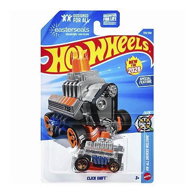 Carrinho Hot Wheels Click Shift 2026 Lote K JJH61
